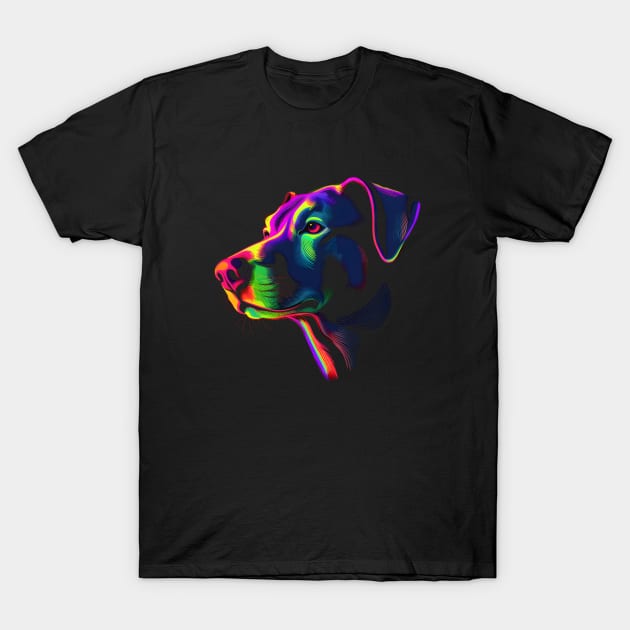 Neon Doggo T-Shirt by Everythingiscute